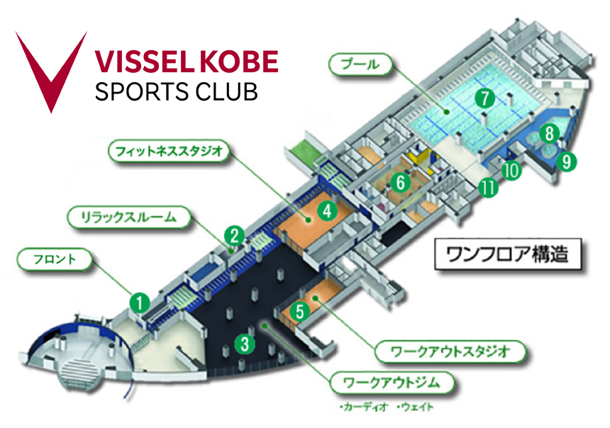 施設のイラストマップ